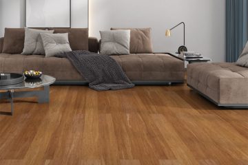 Elegantes Wohnzimmer mit BasicFloor Parkett - Stilvolle Raumgestaltung mit Echtholzboden